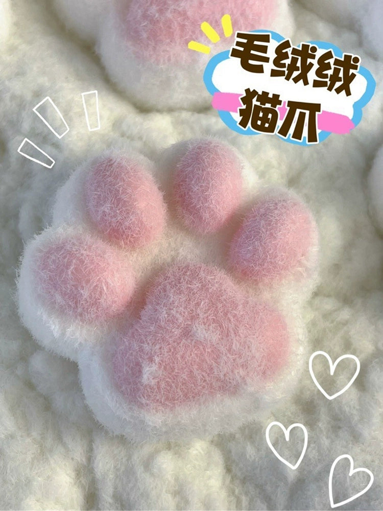 Cat's Paw Squeezing Toy Coconut Meat Powder Stuffed Decompression Toy Useful Tool for Pressure Reduction Girls Homemade Slow Rebound Internet Celebrity Children