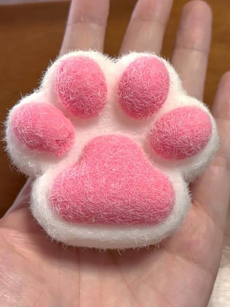 Cat's Paw Squeezing Toy Coconut Meat Powder Stuffed Decompression Toy Useful Tool for Pressure Reduction Girls Homemade Slow Rebound Internet Celebrity Children
